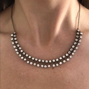 Jeweled gold necklace